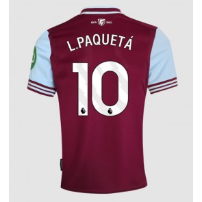 Billiga West Ham United Lucas Paqueta #10 Hemmatröja 2024-25 Kortärmad